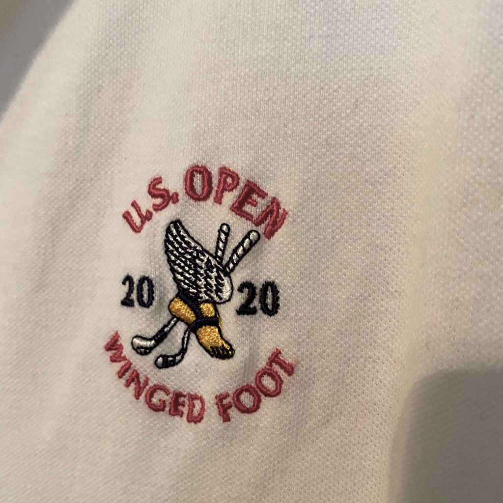 White Golf Us Open Shirt Xl